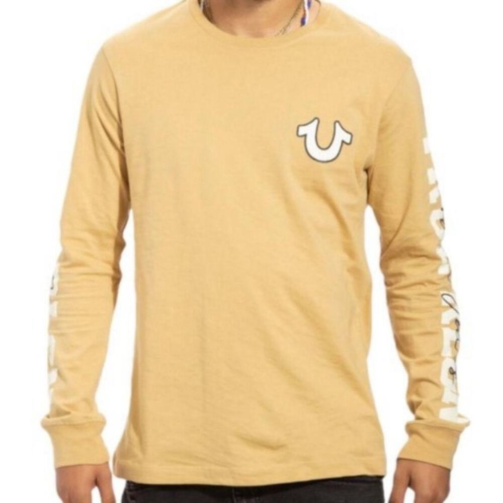True religion tan long sleeve XL